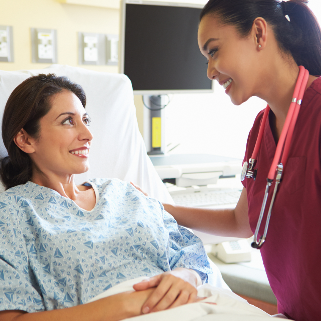 nurse scrubs and patient gowns